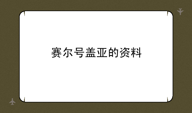 赛尔号盖亚的资料