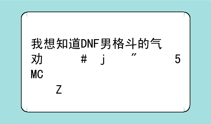 我想知道DNF男格斗的气功师的分配SP点方法