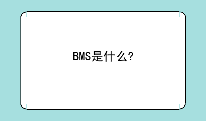 BMS是什么?